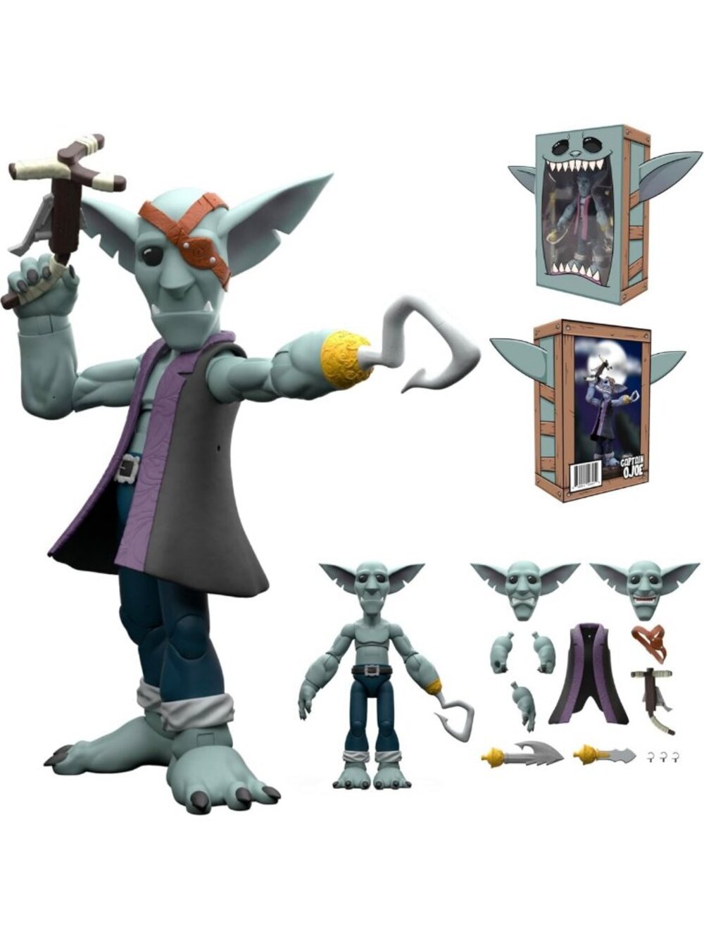 Captain Ojoe Action Figure - Collectible Toy, Adventure Playset, Fun Gift